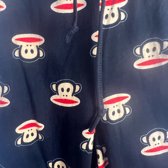 Paul Frank 2pc pajamas monkey face pattern size M - Picture 6 of 13